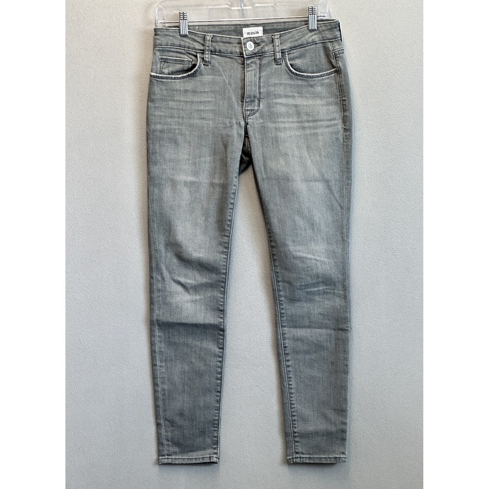 Hudson Jeans Women's Size 26 Krista Low Rise Skinny Ankle Gray Denim